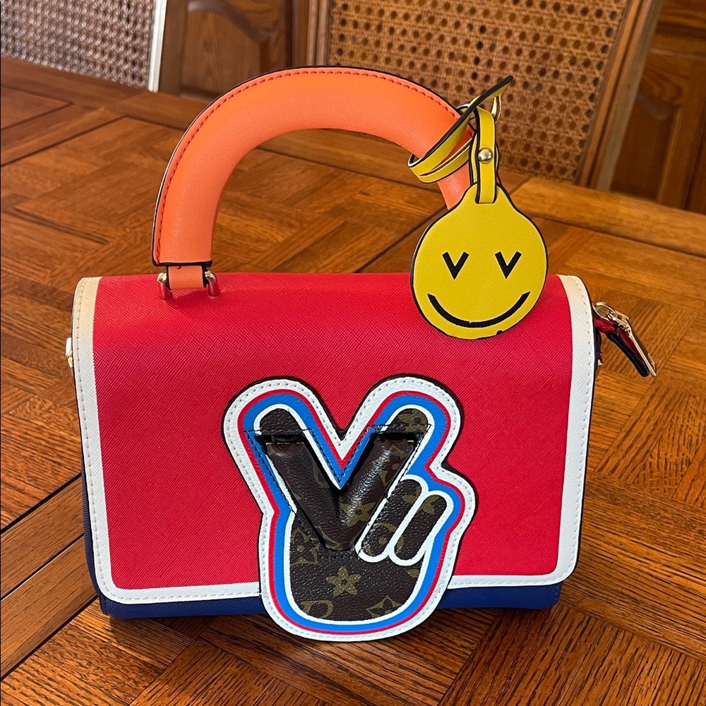 Trendy Stylish Red and Orange Handbag/ Shoulder bag
